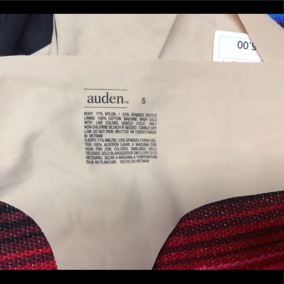 AUDEN WOMEN’S INVISIBLE EDGE THONGS SET OF 2 SIZE: S (4-6) COLOR: BLACK AND TAN - Picture 5 of 5